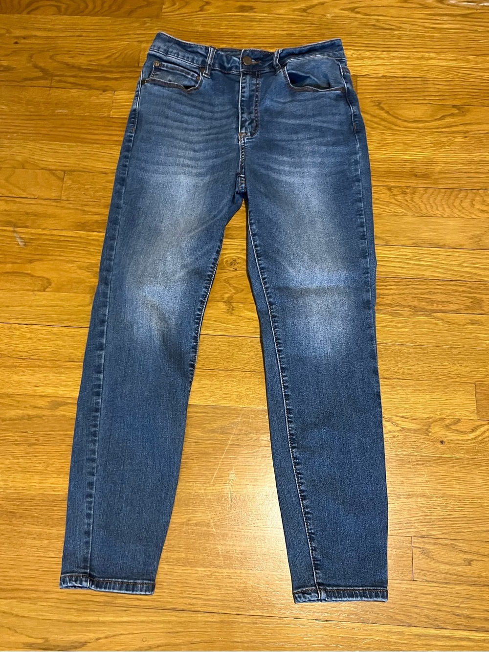 👖Tahari Ella Classic High-Rise Skinny Women’s Blue jeans 👖